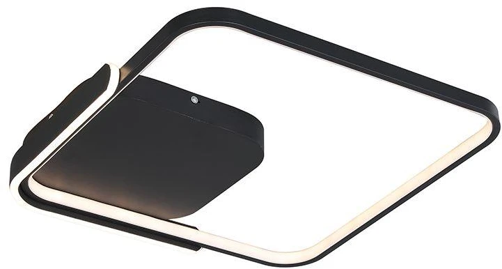 70W LED lubinis šviestuvas, juodas, 3000-6500K, dimeriuojamas