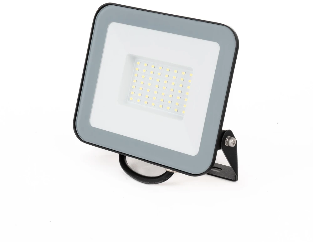 50W LED prožektorius, juodas, 4000K, SAMSUNG CHIP