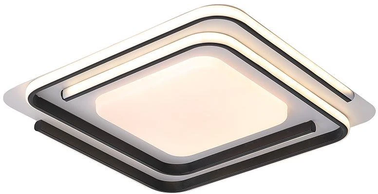 60W LED lubinis šviestuvas, juodos/baltos sp., 3000-6500K, dimeriuojamas