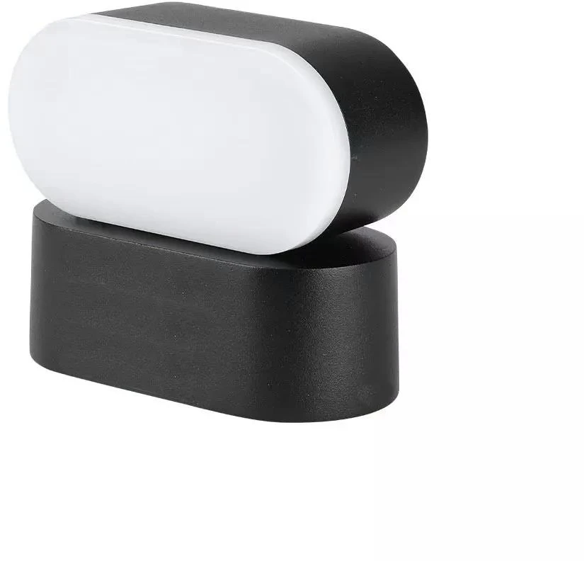 Sieninis šviestuvas V-tac 5W LED sieninis pakreipiamas šviestuvas, juodu korpusu, 3000K, IP65