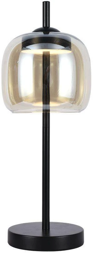 V-tac 7W LED stalo šviestuvas, gintaro/juodos sp., 3000K