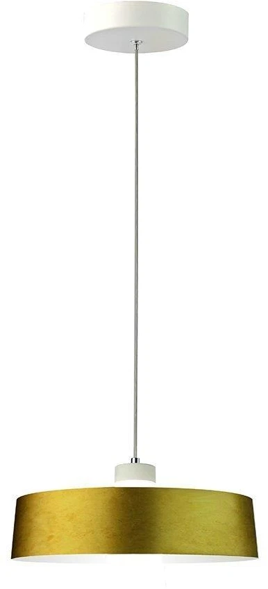 Pakabinamas šviestuvas 7W pakabinamas LED šviestuvas V-TAC, Ø340, aukso spalva, metalas / akrilas, 4000K (natūraliai balta)