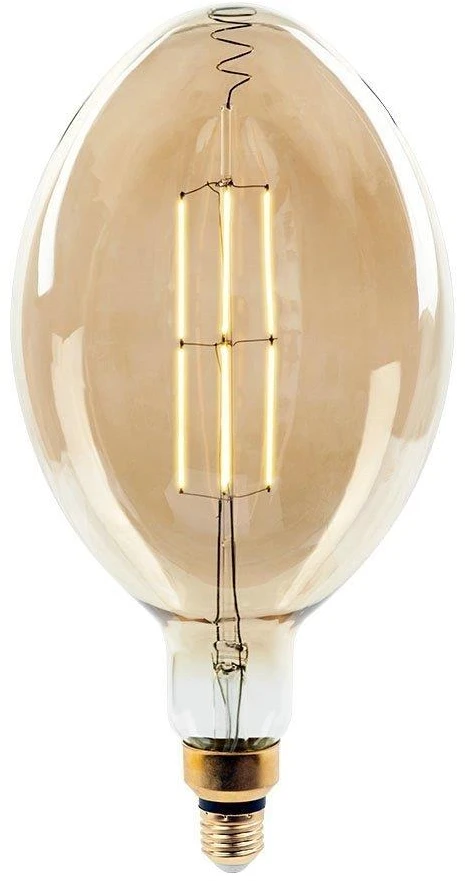 8W LED filamentinė, lemputė V-TAC E27, BF180, pritemdoma, 2000K (šiltai balta)