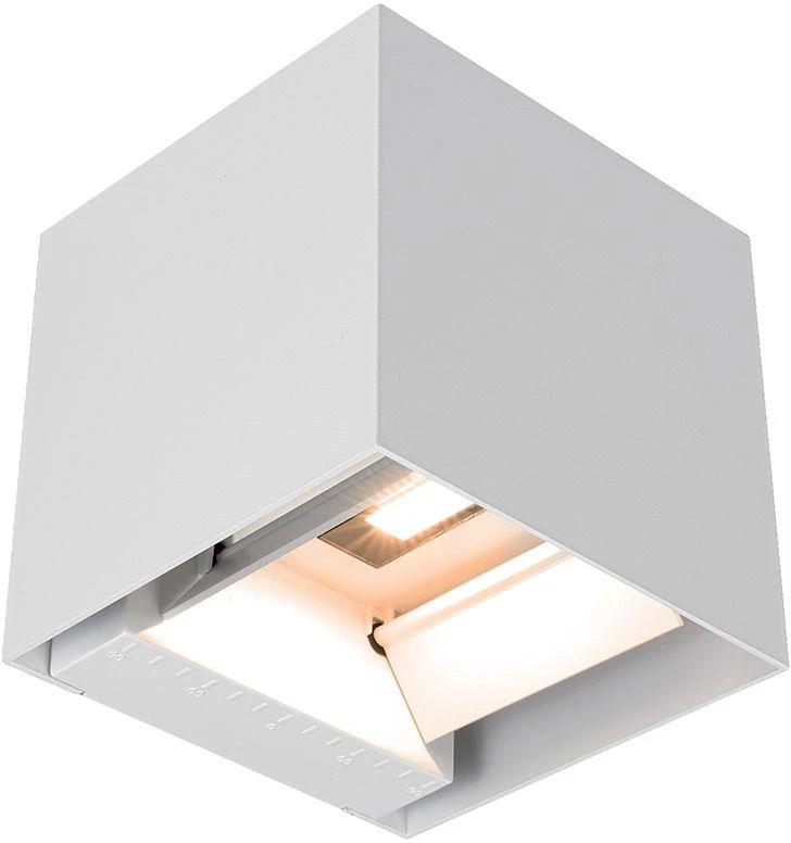 Sieninis šviestuvas 9W LED sieninis įkraunamas šviestuvas su saulės baterija ir judesio davikliu, baltas, 3000/4000/5000K, IP65