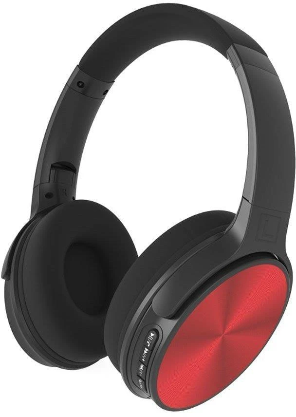 Bluetooth ausinės V-TAC, raudonos spalvos.