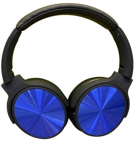 Bluetooth ausinės V-TAC, mėlynos spalvos.