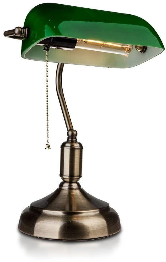 Stalinis LED šviestuvas V-TAC, E27, žalias, su jungikliu.