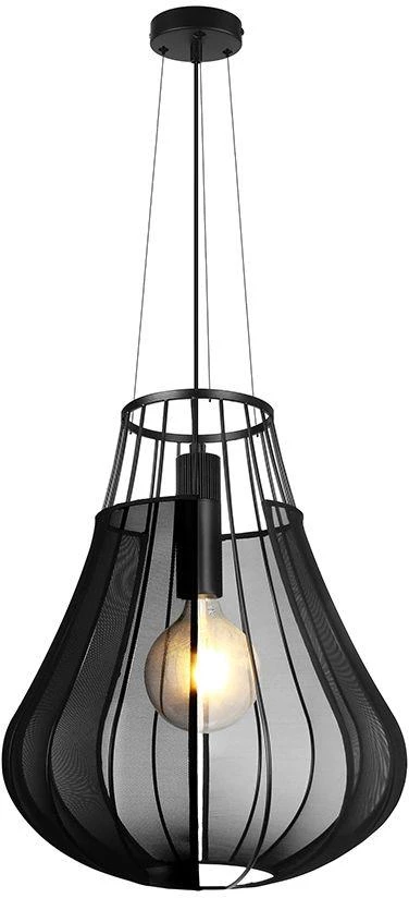Pakabinamas šviestuvas, E27, juodas, 420x500mm