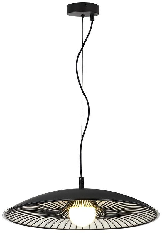 Pakabinamas šviestuvas, juodos/baltos sp., G9, 60cm