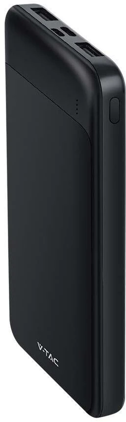 V-TAC išorinė baterija 10000mAh, 22.5W, juoda