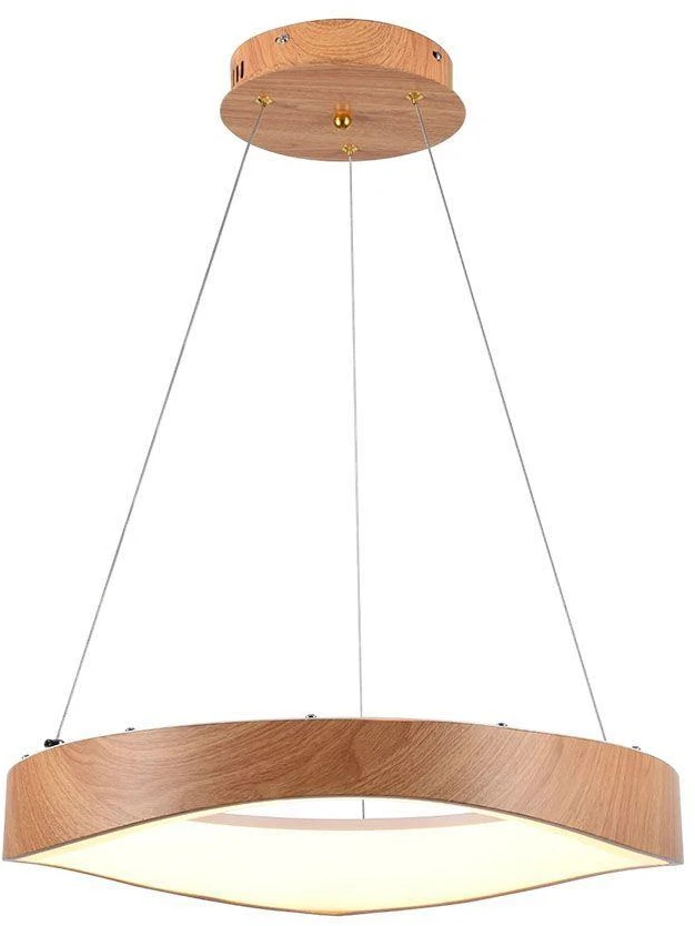 V-tac 25W LED pakabinamas šviestuvas, medienos/baltos sp., 3000K