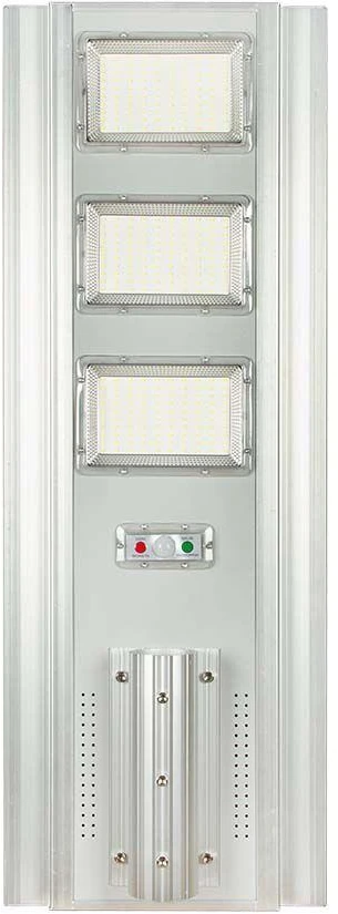 V-tac 40W LED gatvės šviestuvas, baltu korpusu, 6400K, su saulės baterija, judesio jutikliu ir nuotolinio valdymo galimybe