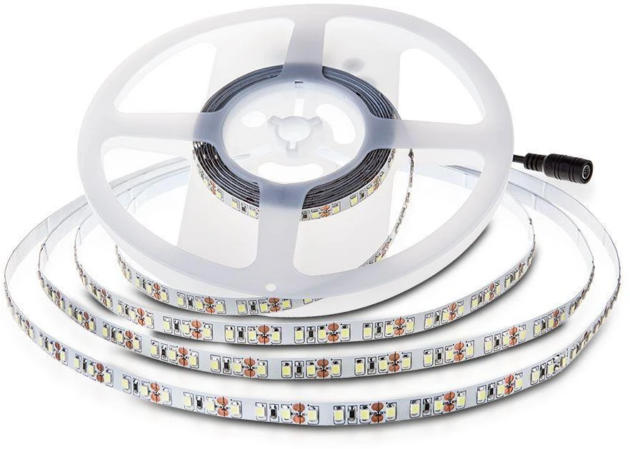 V-tac 8W/m LED juosta, 24V, 120 LED/m, 4000K, 10 metrų ritė