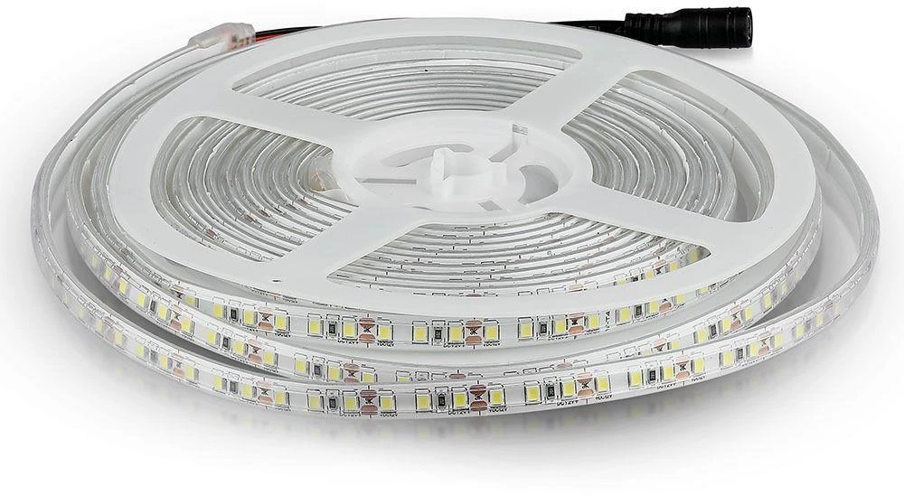 V-tac 7,5W/m LED juosta, 24V, 3000K, IP65, 10 metrų ritė