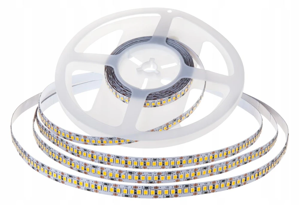 V-tac 17W/m LED juosta, 204 LED/m, IP20, 3000K, 5m ritė
