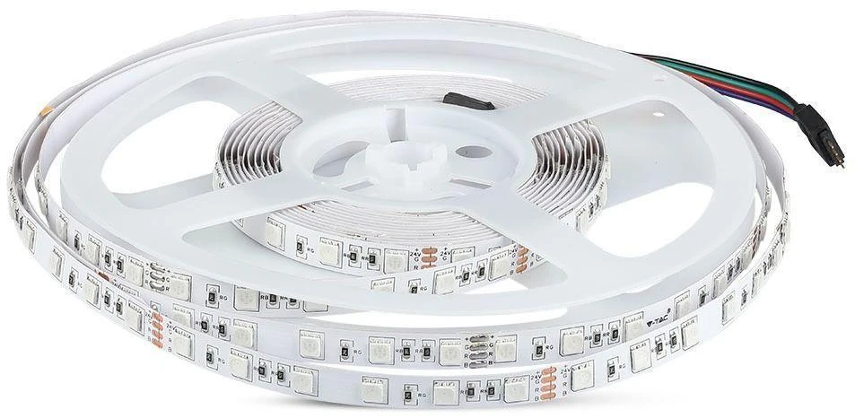 V-tac 7W/m LED juosta, RGB, 60LED/m, 24V. Kaina už 1m.