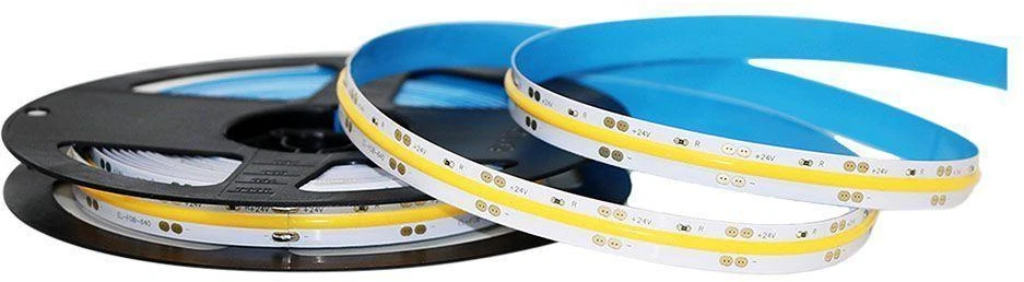 10W/m LED COB juosta, 420LED/m, 24V, 6500K, 5 metrų ritė
