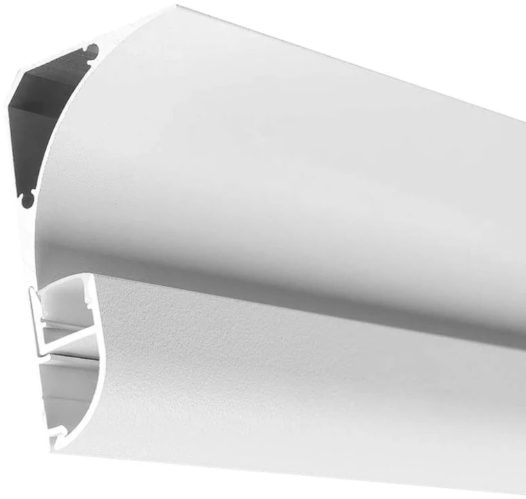 V-tac LED kampinis profilis su dangteliu, sidabro sp., 2m