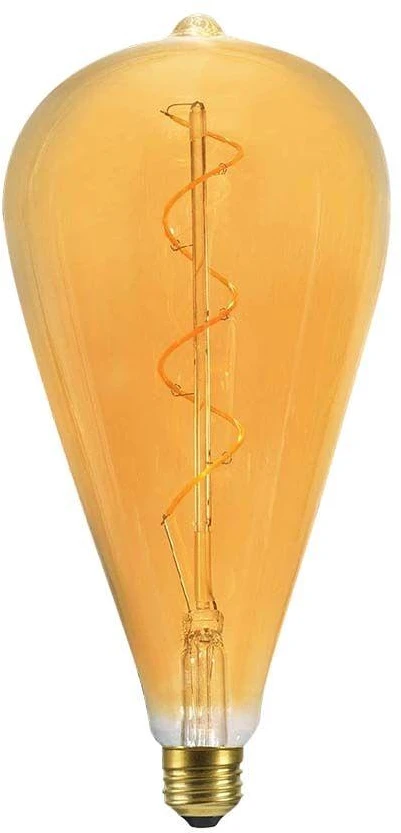 V-tac 4W LED filamentinė lemputė, E27, ST120, gintaro sp., 2700K