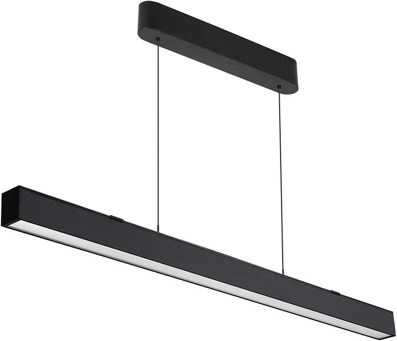 Pakabinamas šviestuvas V-tac 40W LED pakabinamas linijinis šviestuvas, juodas, 3000/4000/6400K
