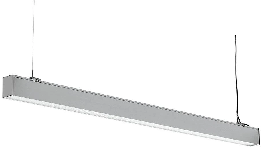 V-tac 40W LED linijinis pakabinamas šviestuvas, sidabro sp., 4000K, SAMSUNG LED chip, dimeriuojamas