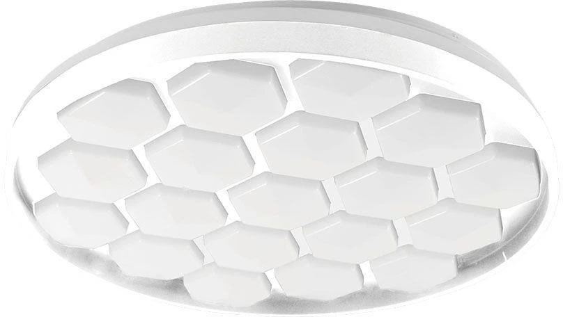 Lubinis šviestuvas V-tac 30/60W LED paviršinis šviestuvas, baltas, 3000/4000/6500K, dimeriuojamas, BEEHIVE dangtelis