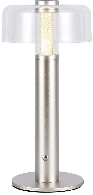 V-tac 1W LED įkraunamas stalinis šviestuvas, šampano sp., 3000K, dimeriuojamas