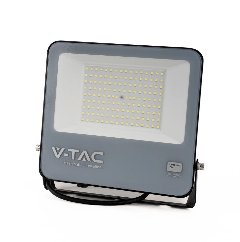V-tac 100W LED prožektorius, juodu korpusu, 4000K, CREE LED chip