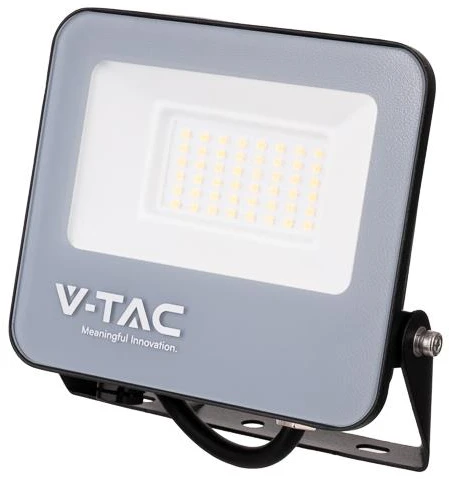 V-tac 30W LED prožektorius, juodas, 6500K, 160lm/W