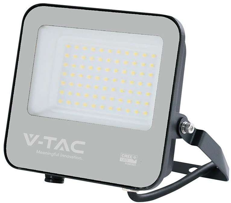 V-tac 50W LED prožektorius, juodas, 6500K, CREE LED chip