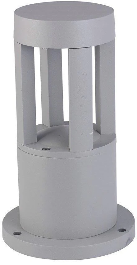 V-tac 10W LED pastatomas lauko šviestuvas, pilkas, 3000K, IP65