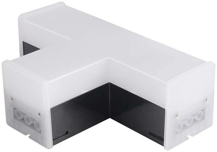 V-tac 10W LED T formos linijinio šviestuvo sujungimas, juodas, 4000K
