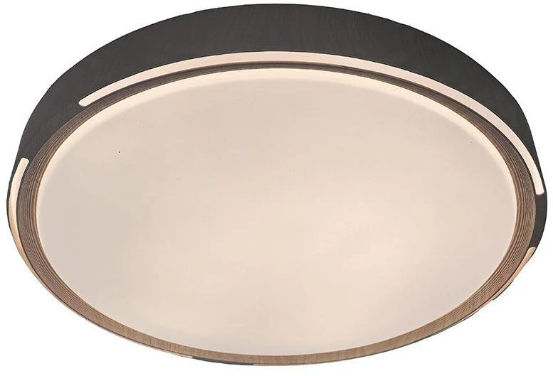 Lubinis šviestuvas 30/60W LED paviršinis šviestuvas, tamsios medžio sp., 3000-6500K, dimeriuojamas