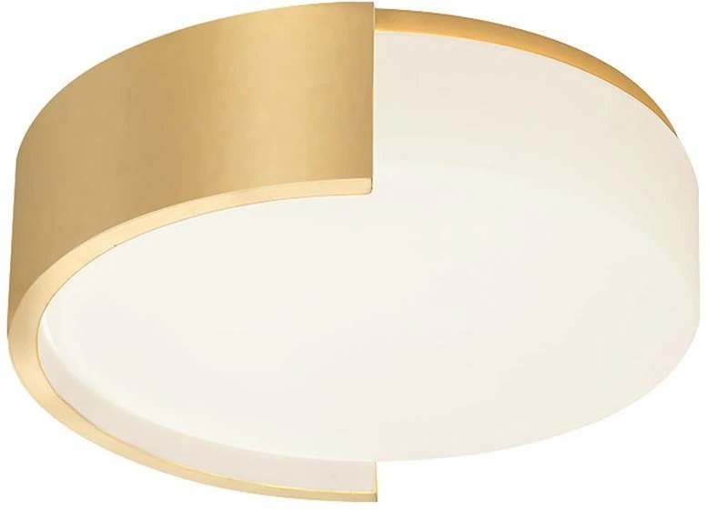 48W LED lubinis šviestuvas, aukso sp., 3000/4000/6000K, dimeriuojamas
