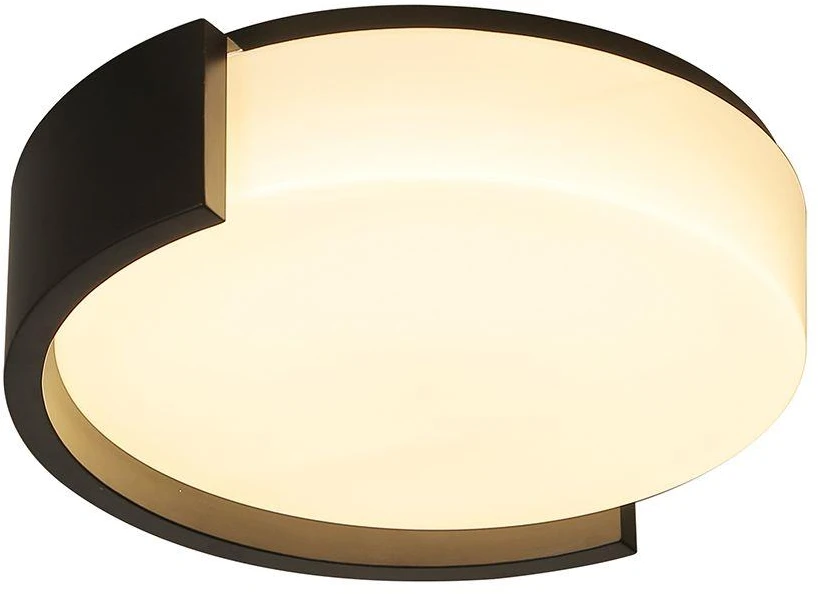 48W LED lubinis šviestuvas, juodos sp., 3000/4000/6000K, dimeriuojamas
