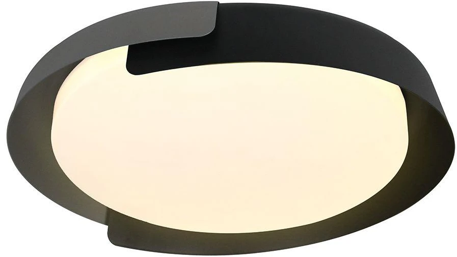48W LED lubinis šviestuvas, juodos/pilkos sp., 3000/4000/6000K, dimeriuojamas