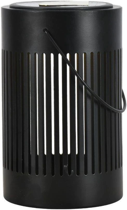 V-tac 0,5W LED įkraunamas šviestuvas su saulės baterija, juodas, 3000K, belaidis