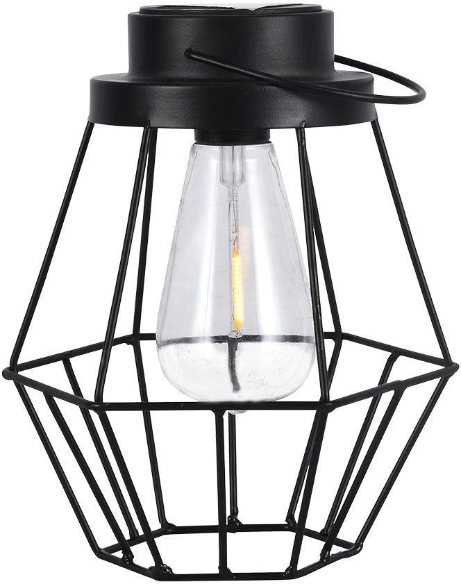 V-tac 0,5W LED įkraunamas šviestuvas su saulės baterija, juodas, 2700K, belaidis
