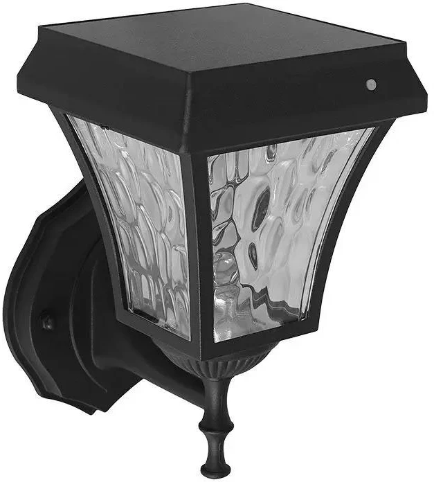 Sieninis šviestuvas V-tac 2W LED pastatomas lauko šviestuvas, juodas, su saulės baterija, IP44