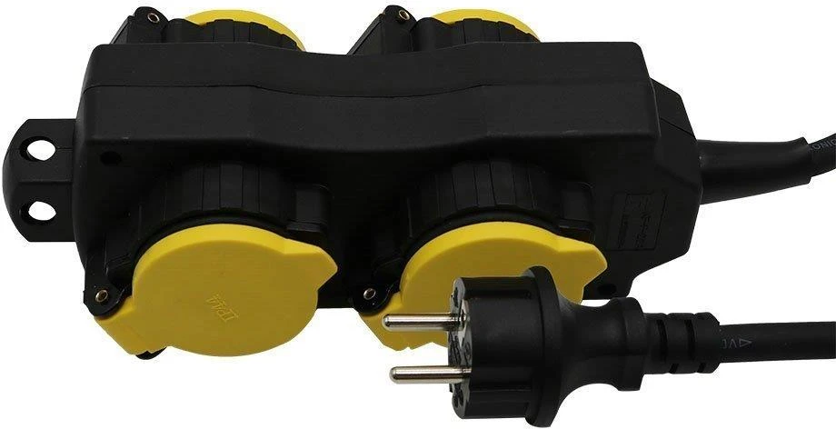 Ilgintuvas 4-vietis V-TAC, (3G1.5MMX3M), IP44