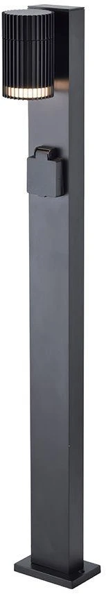 V-TAC sodo stulpas 80cm GU10 juodas 230V
