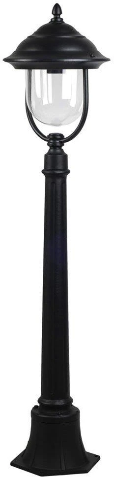 Pastatomas lauko šviestuvas V-TAC, E27, juodas, 1.1m.