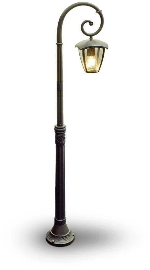 V-tac Pastatomas lauko šviestuvas 1xE27, 345 x 1365 mm, IP44, juodas