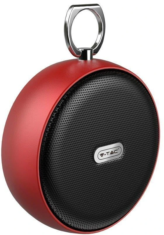4W Bluetooth garsiakalbis, raudonos spalvos.
