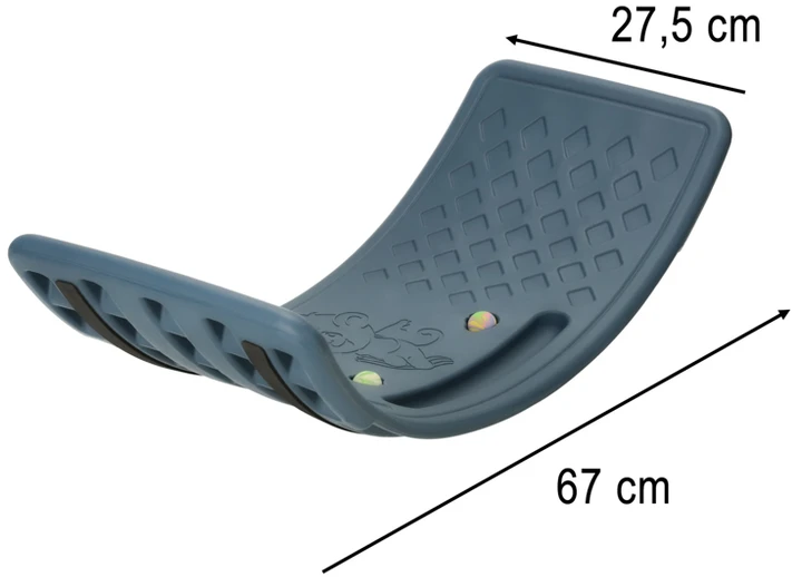 Ikonka Balansavimo lenta su įspaudais 83x28cm mėlyna