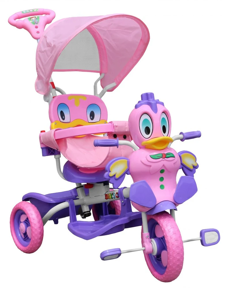 Roger Vaikiškas triratis Duck Bike violetinės spalvos