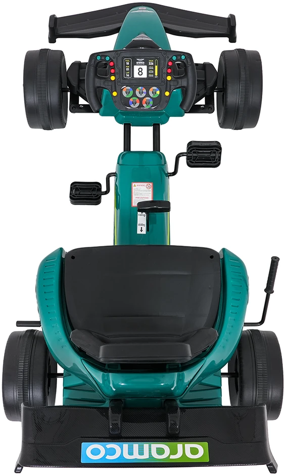 Vaikiškas Aston Martin Go-Kart su pavarų dėže ir rankiniu stabdžiu, iki 25 kg