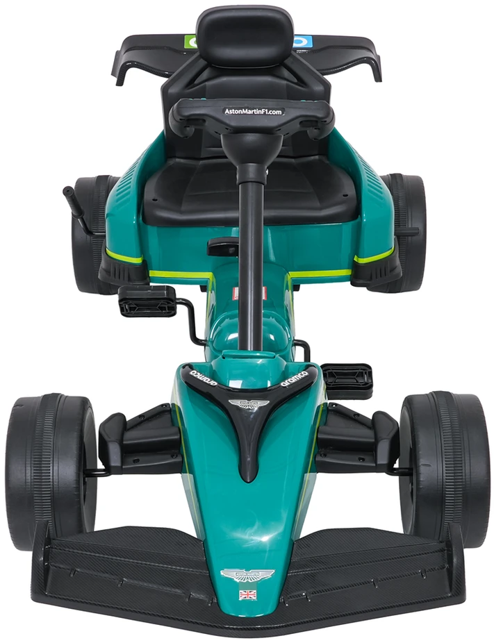 Vaikiškas Aston Martin Go-Kart su pavarų dėže ir rankiniu stabdžiu, iki 25 kg