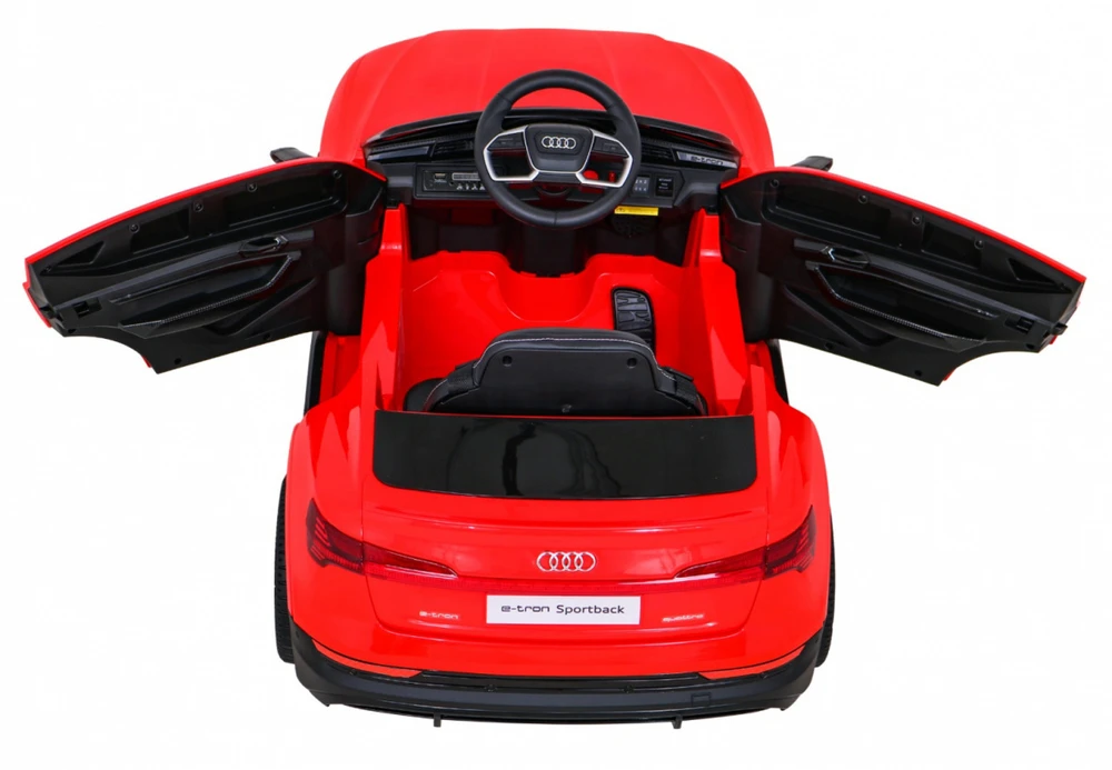 Ramiz Elektromobilis vaikams Audi E- Tron QLS-6688, 4x4, raudonas