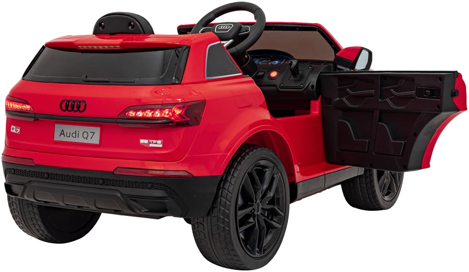 Ramiz Elektromobilis Audi Q7 NEW LIFT, Raudona